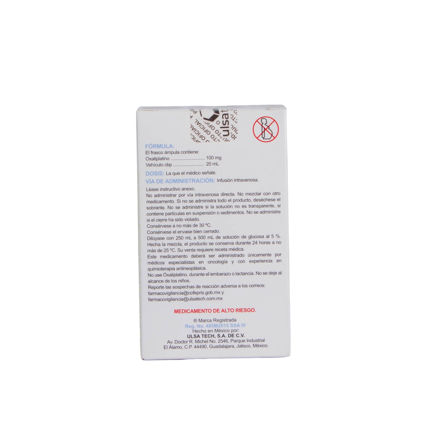 Tiboquir Solución Inyectable 100 mg – Antineoplásico