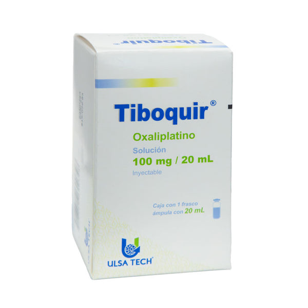 Tiboquir 100 mg/ 20 ml, Oxaliplatino, Caj. c/1 Fco. Ámp.