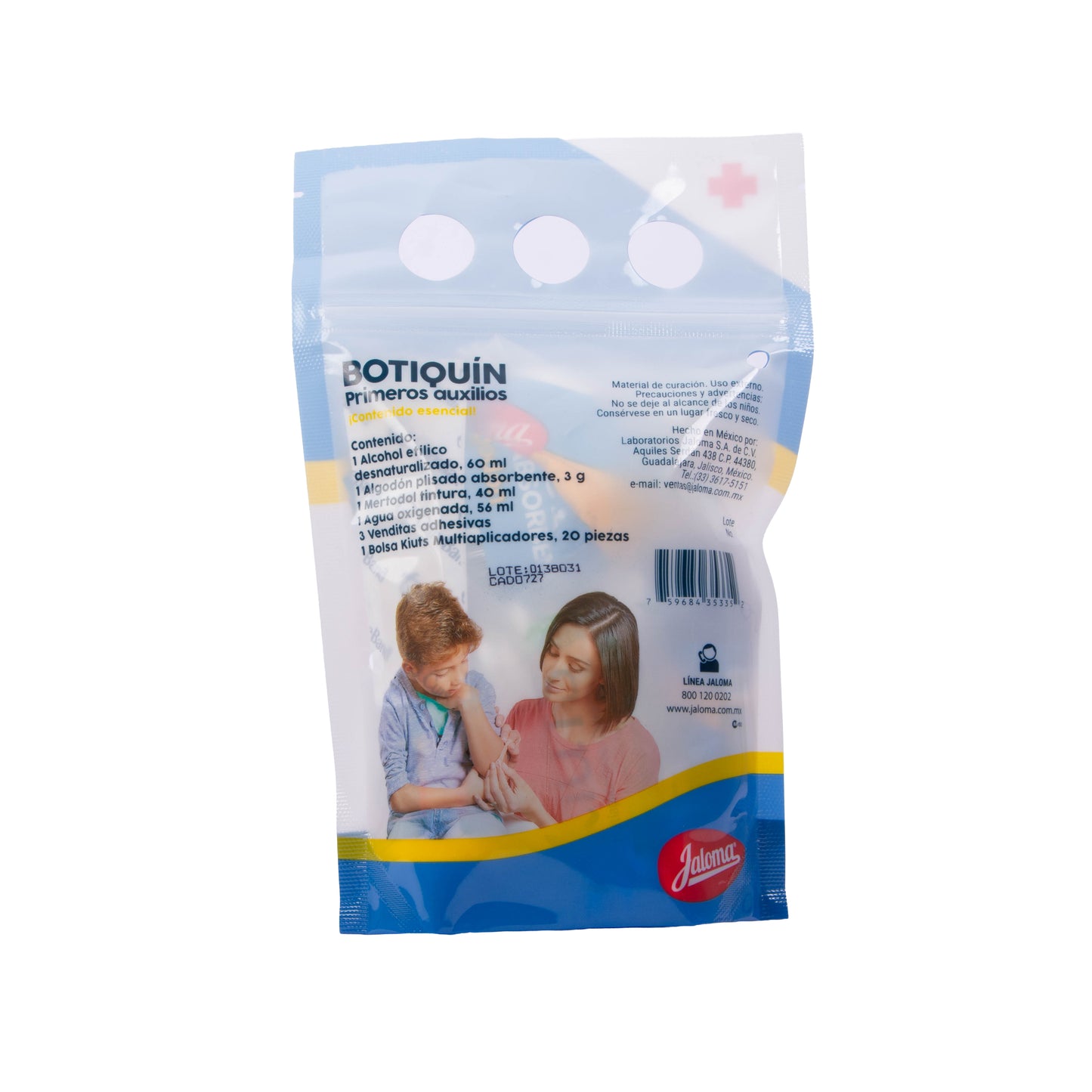 Botiquín Primeros Aux. Bolsa C/8 – Uso General