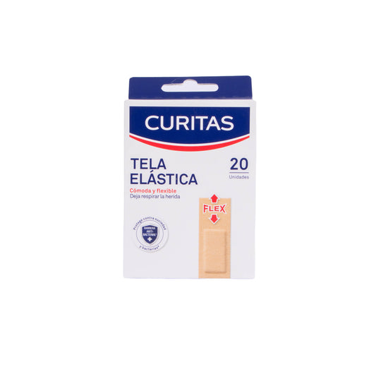 Curitas Tela Elástica Caja c/20 – Material de Curación