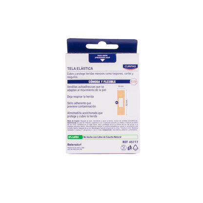 Curitas Tela Elástica Caja c/20 – Material de Curación