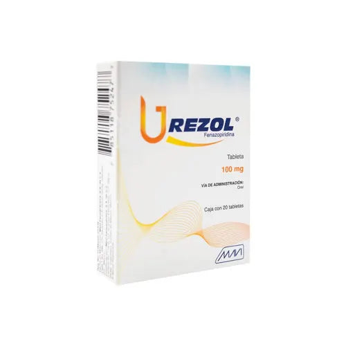 Urezol Tabletas 100 mg – Analgésico Urinario