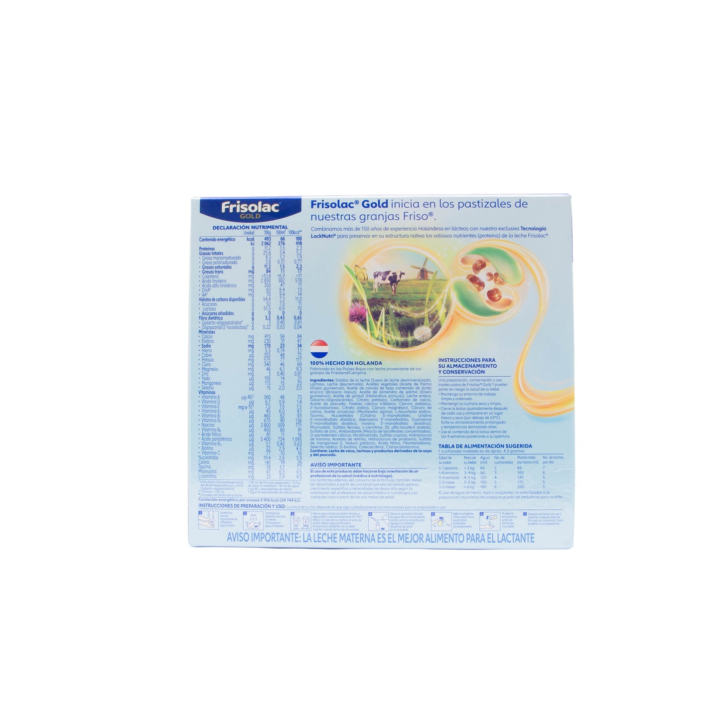 Frisolac Gold 1 Caja 3 Bolsas 400g – Fórmula Infantil