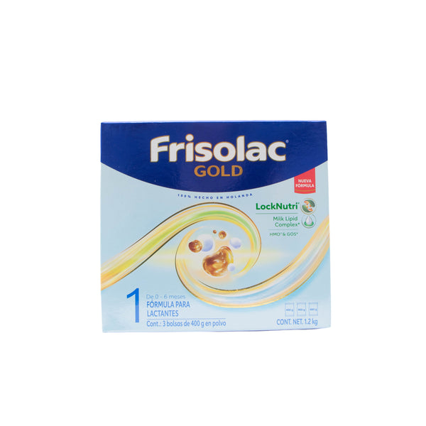 Frisolac Gold 1 Caja 3 Bolsas 400g – Fórmula Infantil