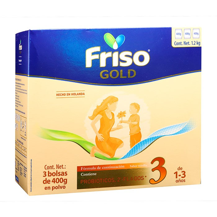 Friso Gold 3 Caj. C/3 Bolsas c/400 g