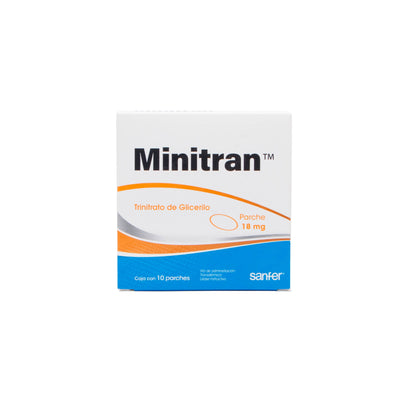 Minitran Parche 18mg – Angina de Pecho