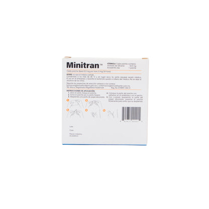 Minitran Parche 18mg – Angina de Pecho