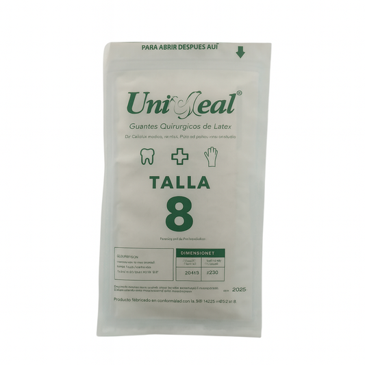 Guantes Qx 8.5 Latex Estéril Uniseal Sur
