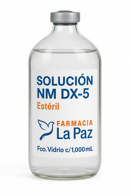 Solución NM DX-5, Fco. Vidrio c/1,000 mL