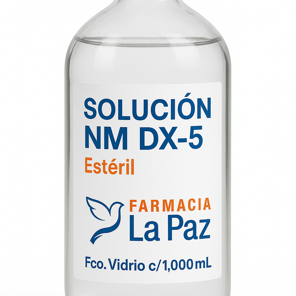 Solución NM DX-5, Fco. Vidrio c/1,000 mL