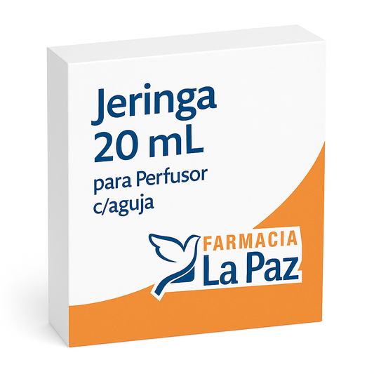 Jeringa 20 mL, para Perfusor c/aguja