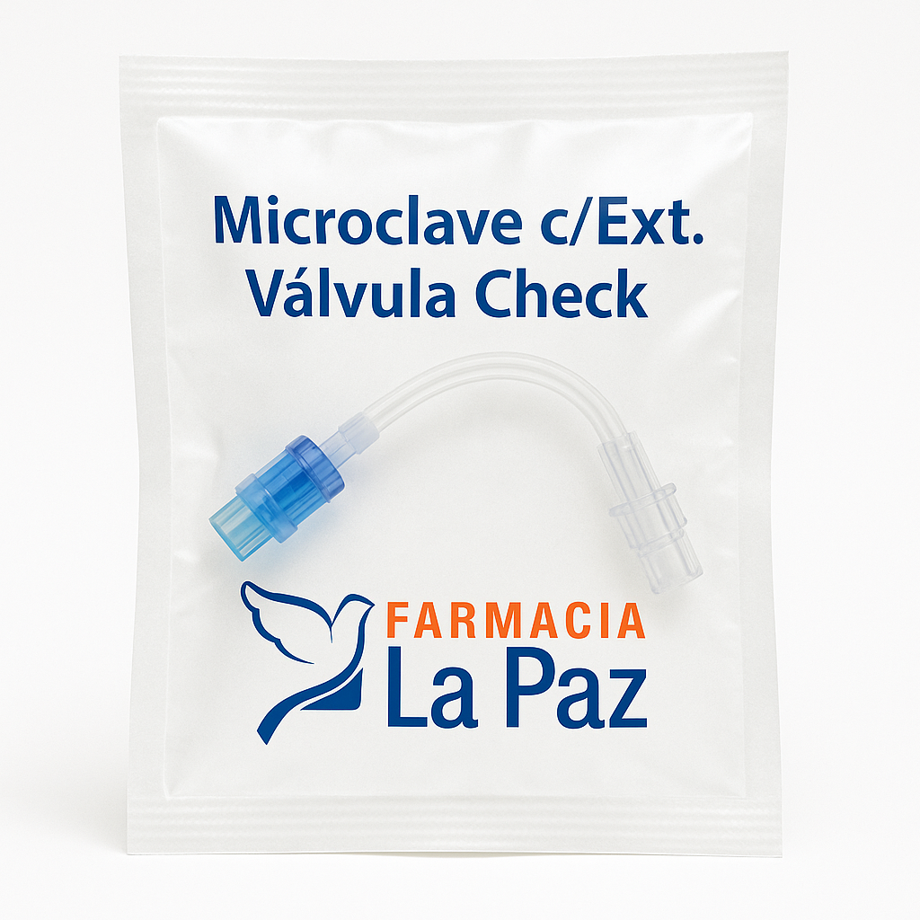 Microclave c/Ext. Válvula check