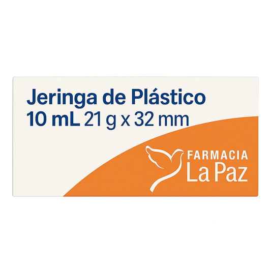 Jeringa de Plástico 10 mL 21 g x 32 mm
