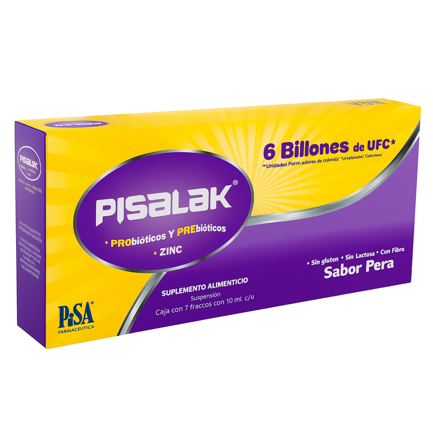 Pisalak Probióticos Con 7 Frascos