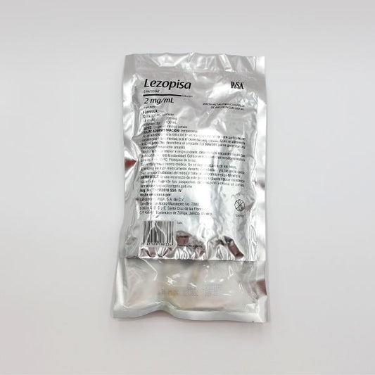 Lezopisa 200 mg/ 100 mL, Linezolid, Bolsa c/300 mL