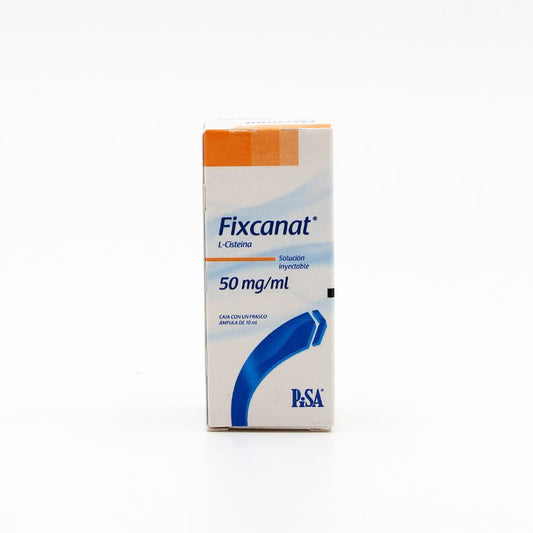 Fixcanat 0.5 g / 10 mL, L-Cisteína, Fco. Ámp.