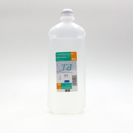 Combinación PI, Solución Hartmann, Glucosa, c/1000 mL Flexoval